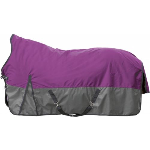 Nepromokavá deka s vyšším krkem 100g 600D fialová/černá