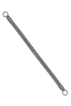 Obojek kovový stahovák 2-řadý 30cm/2mm Tommi