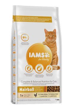 Iams Cat Adult Hairball Chicken 2kg