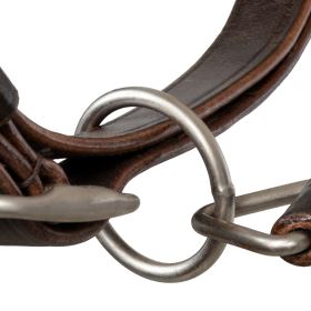 AMA Horse Kožená ohlávka s mohérovým opletem (3)