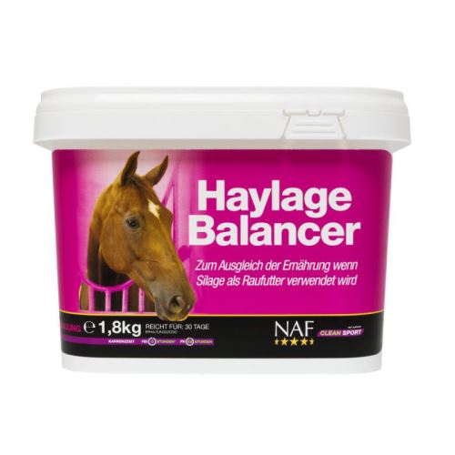 NAF Haylage balancer pro efektivní trávení vlákniny, kyblík 1,8 kg