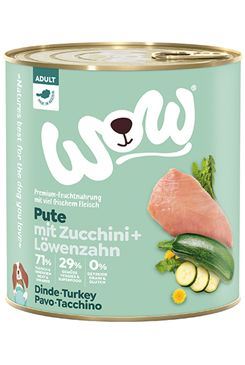 WOW konzerva Krocan s cuketou Adult 800g