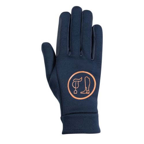 Jezdecké rukavice -Lyon- tmavě modré