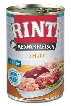 Rinti Dog Kennerfleisch konzerva Junior kuře 400g