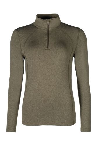HKM funkční triko Essentials Winter- olivově zelené