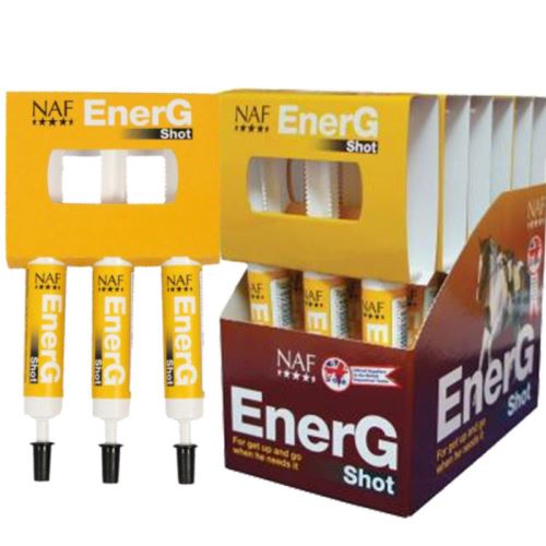 NAF EnerG Shot pro podporu tvorby krve a energetického metabolismu, balení 3x30ml