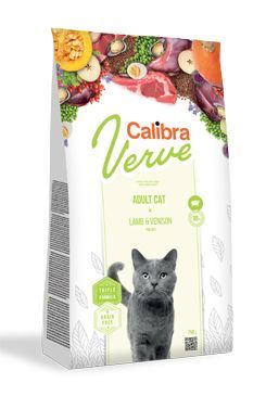 Calibra Cat Verve GF Adult Lamb&Venison 8+  750g