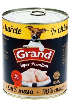 GRAND konz. pes Extra s 1/4 kuřete 850g