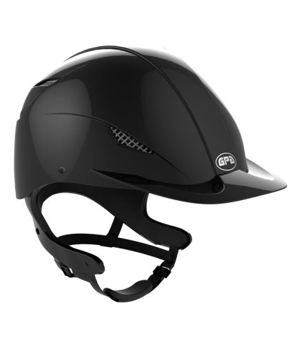 Jezdecká helma GPA -  EASY SPEED AIR TLS - černá lesklá