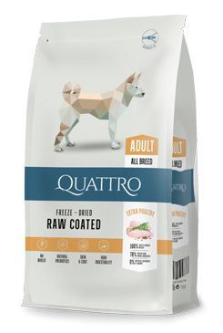 QUATTRO Dog Dry Premium All Breed Adult Drůbež 12kg