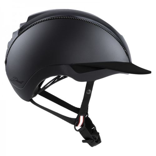 Casco jezdecká helma DUELL tmavě šedá