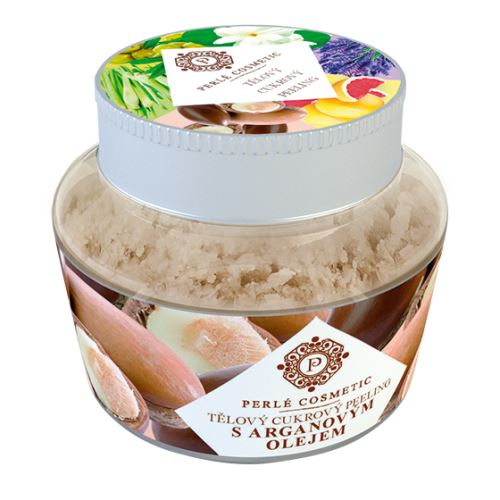 Perlé Cosmetic Cukrový peeling s arganovým olejem 200g
