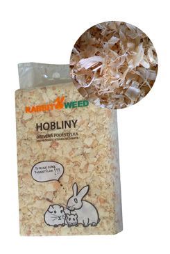 Hobliny  podestýlka lis. hrubá TOP RabWeed 30l/0,6 kg