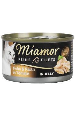 Miamor Cat Filet konzerva kuře+těstoviny v želé 100g