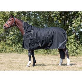 Výběhová deka highneck -Innsbruck- 1200D, 200g výplň - černá (3)