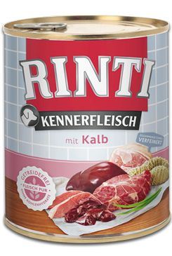 Rinti Dog Kennerfleisch konzerva telecí 800g