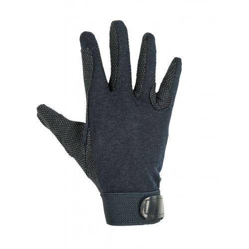 Bavlněné jezdecké rukavice černé