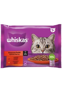 Whiskas kaps. Klas. výběr zel. šťávy 4x85g