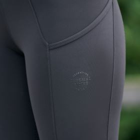 Jezdecké legíny IRH Lisam, FullGrip - Black (1)
