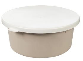 HKM miska na krmivo Excellent s víkem 2l - béžová