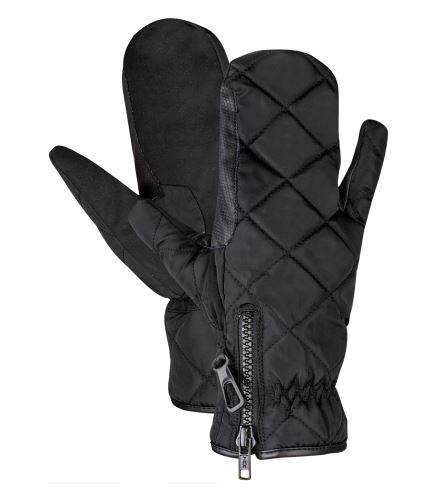 Zimní jezdecké rukavice Diamond Winter Plus - černé