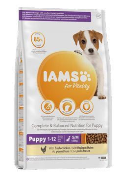 Iams Dog Puppy Small&Medium Chicken 3kg