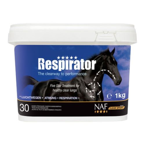 NAF Respirator powder (prášek), pomoc při potížích s dýcháním, kyblík 1 kg