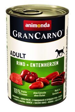 Animonda GRANCARNO konz. ADULT hovězí/kach.srdce 400g