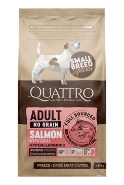 QUATTRO Dog Dry SB Adult Losos&Krill 1,5kg