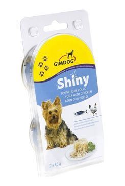 Gimdog konz. ShinyDog tuňák/kuře 2x85g