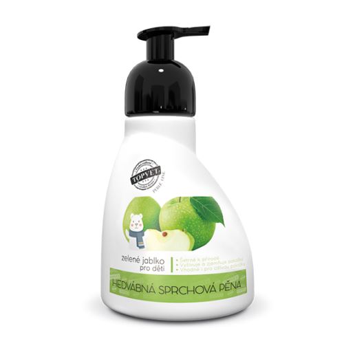Perlé Cosmetic Sprchová pěna - zelené jablko - vhodné pro děti 300ml
