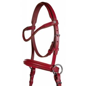 Bezudidlová uzdečka -Funny Horses 2- červená Bezudidlová uzdečka -Funny Horses 2- červená