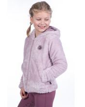 Dětská bunda z Teddy plyše -Alva- světle fialová