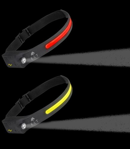 E·L·T Sensor- LED- čelovka, black