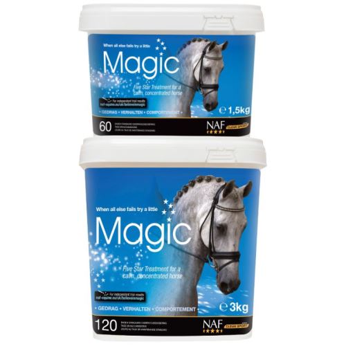 NAF Magic powder, prášek na zklidnění a koncentraci, kyblík 1,5 kg
