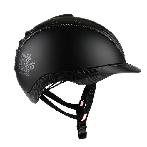 Jezdecká helma CASCO Mistrall-2 black floral