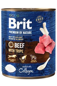 Brit Premium Dog by Nature  konz Beef & Tripes 800g