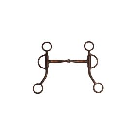 Westernová páka Pool&#39;s lomená z černého železa/dlouhá ramena, 12,5cm