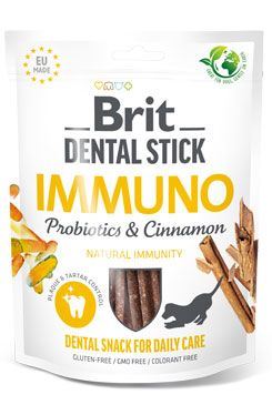 Brit Dog Dental Stick Immuno Probiotics&Cinnamon 7ks