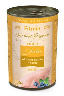 Fitmin dog Purity tin konz. Chicken with herbs 400g