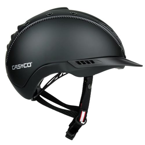 Jezdecká helma Casco Mistrall-2 Edition, černá, matná Struktur