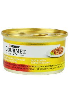 Gourmet Gold konz. kočka pašt. duš.hov.a kuře 85g