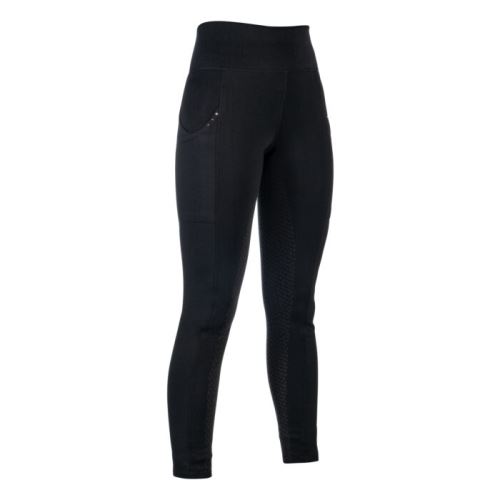 HKM Jezdecké legíny -Cosy II-  silikonový sed, černé