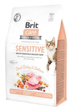 Brit Care Cat GF Sensit. Heal.Digest&Delic.Taste 0,4kg