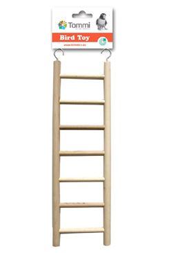 Hračka pro exoty žebřík dřevo 28cm ,7stupňů