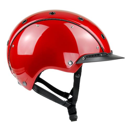Jezdecká helma CASCO CHAMP - 3 red metallic shiny
