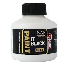 NAF Paint it black černý lak na kopyta, lahvička 250 ml
