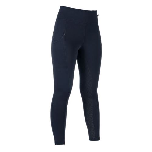 HKM Jezdecké legíny -Cosy II-  silikonový sed, tmavě modré