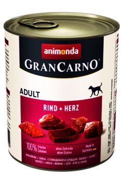 Animonda GRANCARNO konz. ADULT hovězí/srdce 800g