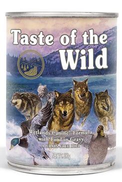 Taste of the Wild konzerva Wetlands Wild Fowl 390g